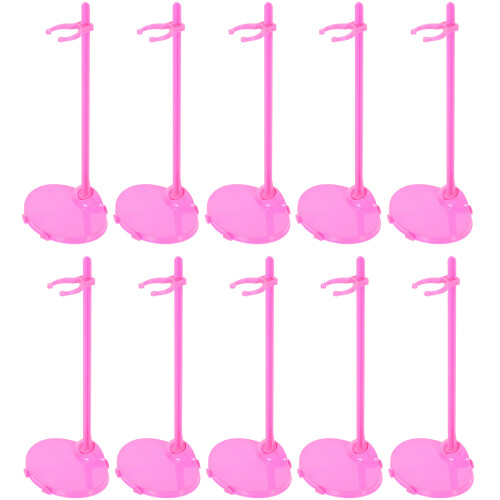 72 Pcs Doll Stand Miniature Plastic Doll Bear Child
