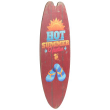 2 Count Surfboards Wall Hanging Sign For Decoration Wooden Signs