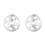2Pcs Silver Stainless Steel Kitchen Steamer Rack Foldable for Pots 8