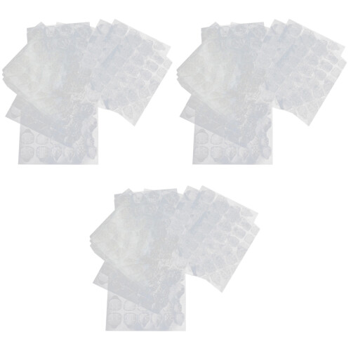 3 Pieces False Nail Glue Tabs Jelly For Nails Double-Sided Sticker 2