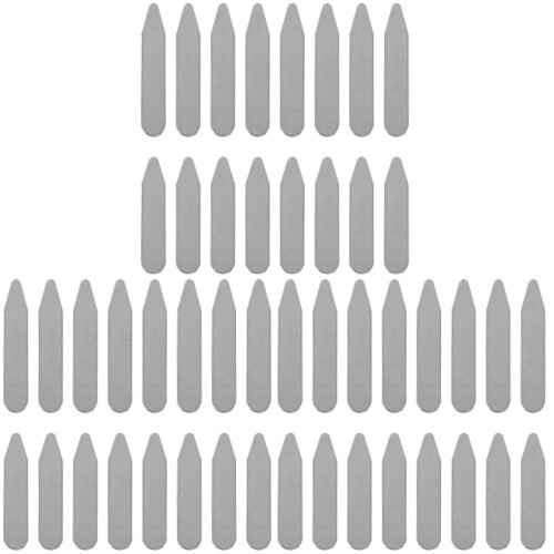 48Pcs Metal Collar Inserts for Men Shirts Prevent Collar Drooping 2