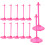 72 Pcs Doll Stand Miniature Plastic Doll Bear Child 11