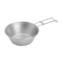 2 Pcs Stainless Steel Travel Cup Bowl
