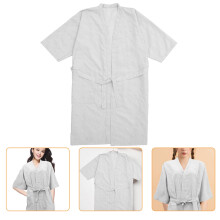 4Pcs Grey Hair Dyeing Client Gowns Breathable Salon Capes for Adults