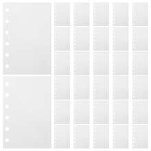 60Pièces Pages Pour Organiseur Autocollants Papier De Protection