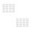 40Pcs White Foam Cake Dummy Set for DIY Practice Square Block 5