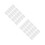 40Pcs White Foam Cake Dummy Set for DIY Practice Square Block 7
