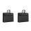 2Pcs Black Canvas Document Carrier Zippered File Tote for Home Use 6