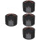 4Pcs Black Sturdy Hat Storage Case Bra Sock Organizer Household Box 6
