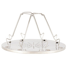 Set Of 2 Toast Rack Retro Toaster Stove Portable Grill Silver