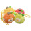 8Pcs Assorted Color Fruit-Shaped Spinning Tops Classroom Toys 1