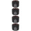 4Pcs Black Sturdy Hat Storage Case Bra Sock Organizer Household Box 8