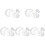 5Sets Reflective Bird Anti-Collision Window Stickers Safe Glass Decals 2