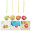 8Pcs Assorted Color Fruit-Shaped Spinning Tops Classroom Toys 10