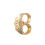 6pcs golden solid earring backs replacements for safety 1