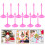 72 Pcs Doll Stand Miniature Plastic Doll Bear Child 4