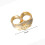 6pcs golden solid earring backs replacements for safety 2