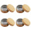 4Pcs Brown Bamboo Bait Boxes Small Multi-Function Earthworm Case 7