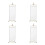 8Pcs Blank Hanging Scrolls Beige Xuan Paper for Calligraphy Drawing 3