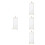 8Pcs Blank Hanging Scrolls Beige Xuan Paper for Calligraphy Drawing 9