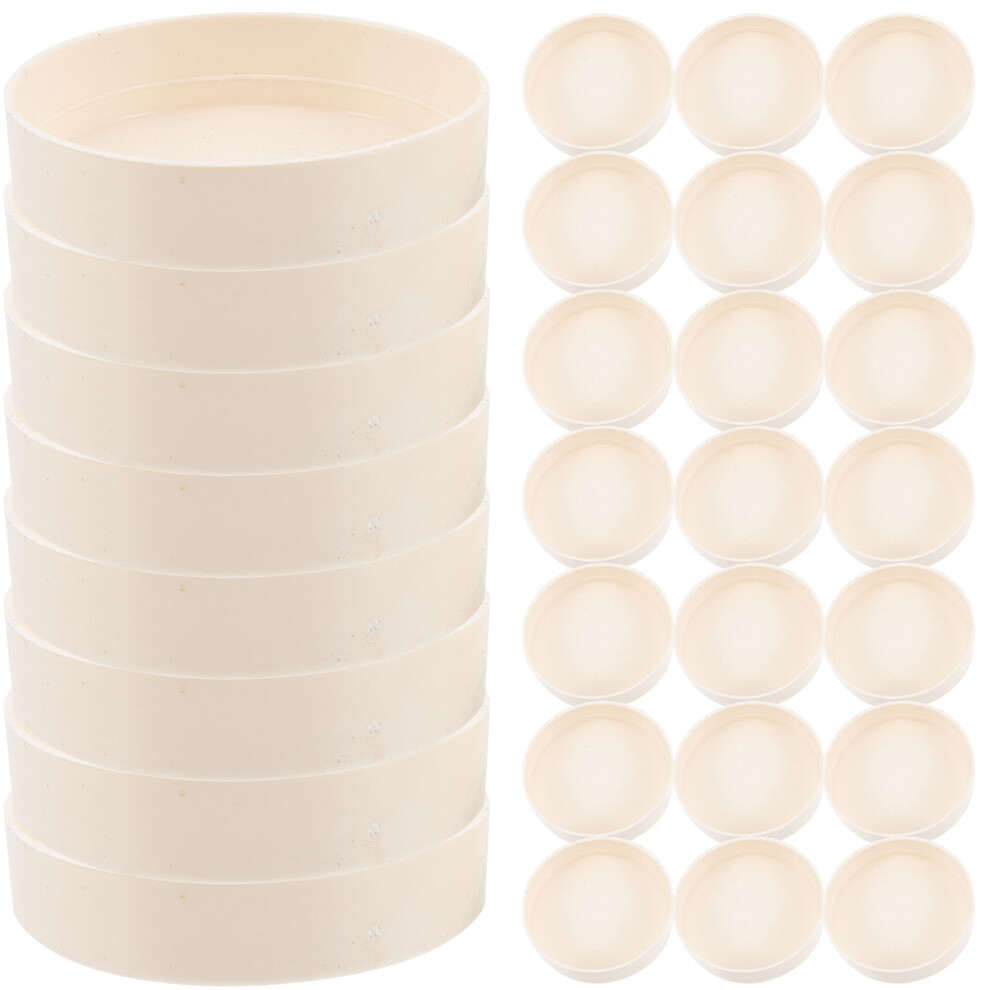 100Pcs Premium Pvc Tubing End Caps White Plastic Pipe Protectors 3631237095506