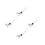4pcs Transparent Cat Memorial Keychain Keepsake Box for Pet Owner 8