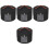 4Pcs Black Sturdy Hat Storage Case Bra Sock Organizer Household Box 3