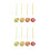 8Pcs Assorted Color Fruit-Shaped Spinning Tops Classroom Toys 7