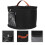 4Pcs Black Sturdy Hat Storage Case Bra Sock Organizer Household Box 9