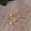 6pcs golden solid earring backs replacements for safety 5