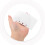 60Pcs White Sticker Keeper Pages Double Sided Release Paper Binder 4