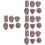 Pcs Simulation Chocolate Black Window Pvc 8