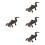 4 Pcs Simulated Model Toy Set Child Pvc Mini 6