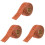 3Pcs Chocolate Peel and Stick Baseboard Strip Thickened Wall Skirting 3