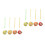 8Pcs Assorted Color Fruit-Shaped Spinning Tops Classroom Toys 9