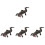 4 Pcs Simulated Model Toy Set Child Pvc Mini 2