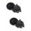 2Sets High Sensitivity Black Kettle Temperature Control Base 9