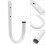 2Pcs Heavy Duty Garage Hooks White Iron Wall Mount Storage Hangers 8
