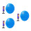 3Pcs Blue Wobble Cushion Balance Discs for Core Stability Exercise 11