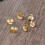 6pcs golden solid earring backs replacements for safety 7