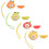 8Pcs Assorted Color Fruit-Shaped Spinning Tops Classroom Toys 2