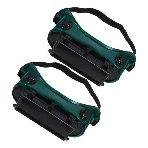 6Pcs Versatile Dark Green Welding Glasses with Impact Protection