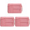 3pcs 15 Notebook Protective Case Pink 2