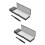 2pcs Lamp Holder Replacement Socket Kit Fullthread Bulb Holder For Ceiling Light And Pendant Light 9