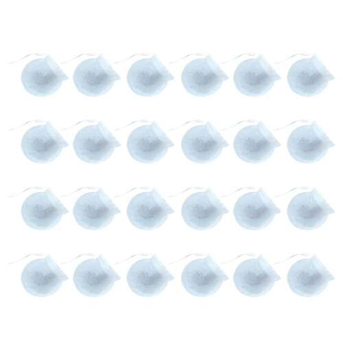 300Pcs Disposable White Drawstring Tea Bags for Loose Leaf Tea Brewing