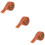 3Pcs Chocolate Peel and Stick Baseboard Strip Thickened Wall Skirting 10
