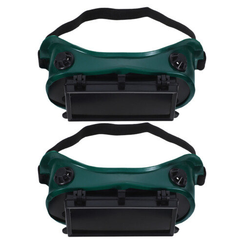 6Pcs Versatile Dark Green Welding Glasses with Impact Protection 1