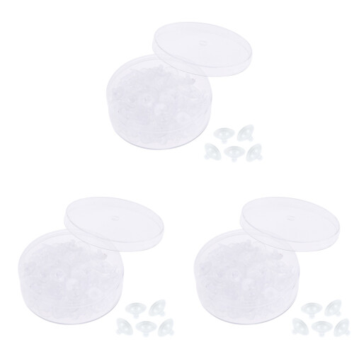 3 Boxes Earring Making Supplies Earrings Parts Replacement Backs 1