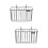 2Pcs Stainless Steel Rabbit Feeder Rack Black Hanging Holder for Pets 9