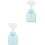 2Stk Leichte Schaumspender Flasche Für Reise Kosmetik 3